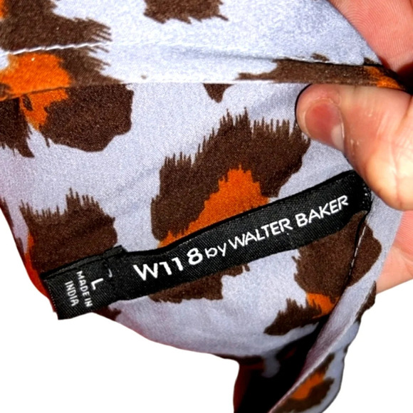 Walter Baker Cheetah Print Shirt Dress EUC - Picture 4 of 5